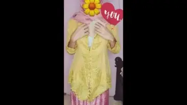 Ukhti Kebaya Hijab Pink Menggoda Live Berani Hot Indo poster